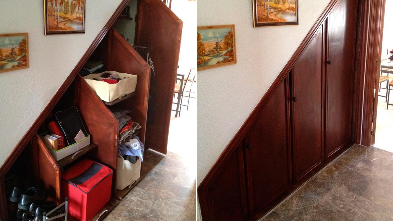 Armario bajo escalera