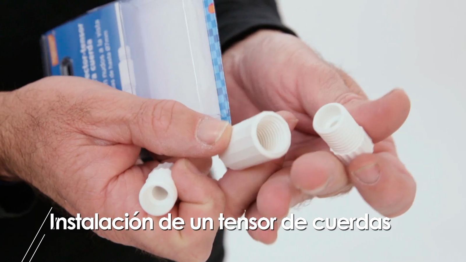 Cómo colocar un tensor de cuerdas paso 3