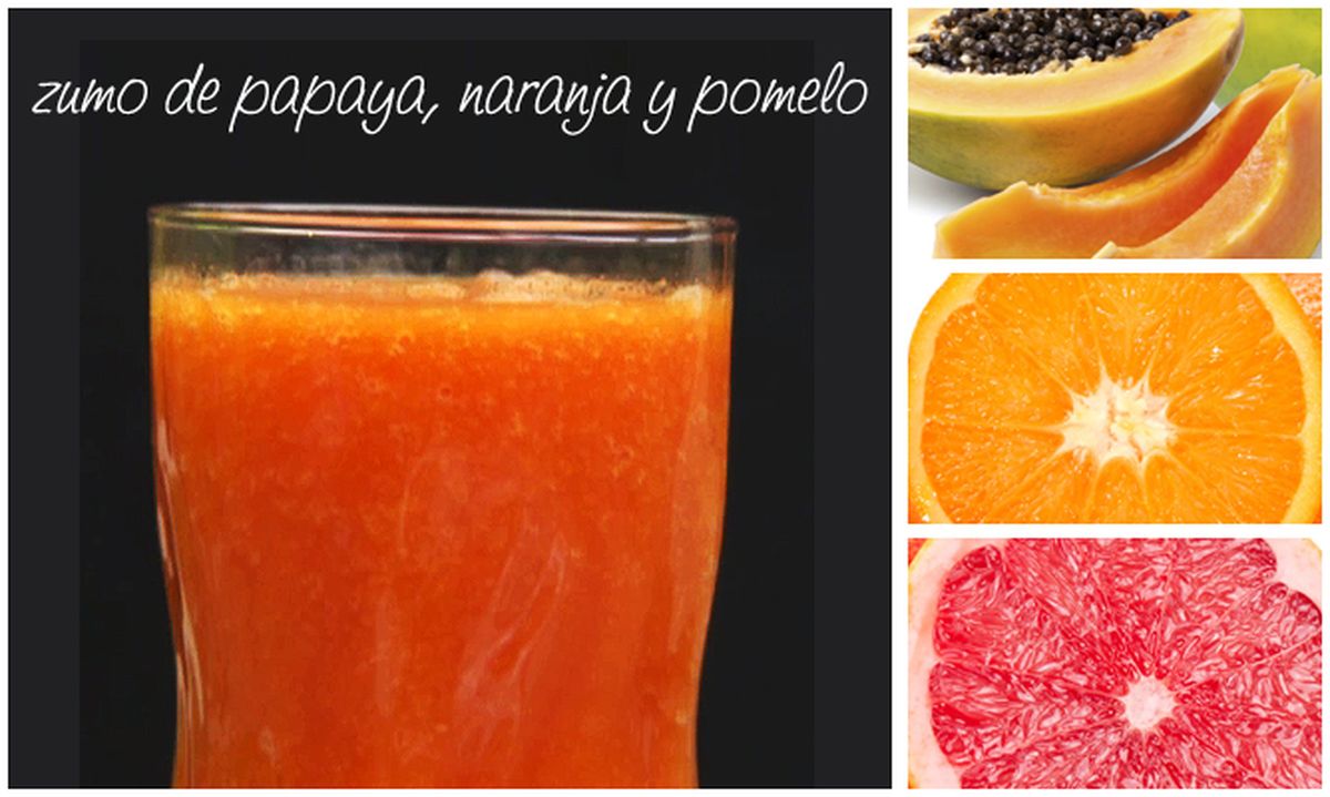 BRUN1409 zumo naranja papaya pomelo xl