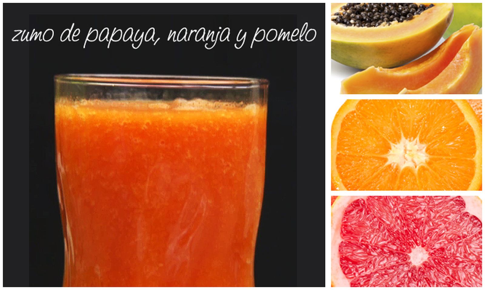 BRUN1409 zumo naranja papaya pomelo xl