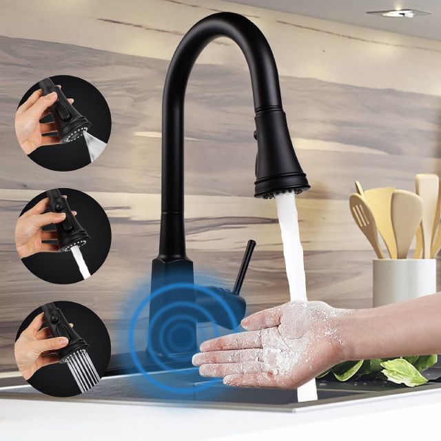 Grifería negra nueva tendencia para renovar la cocina 7