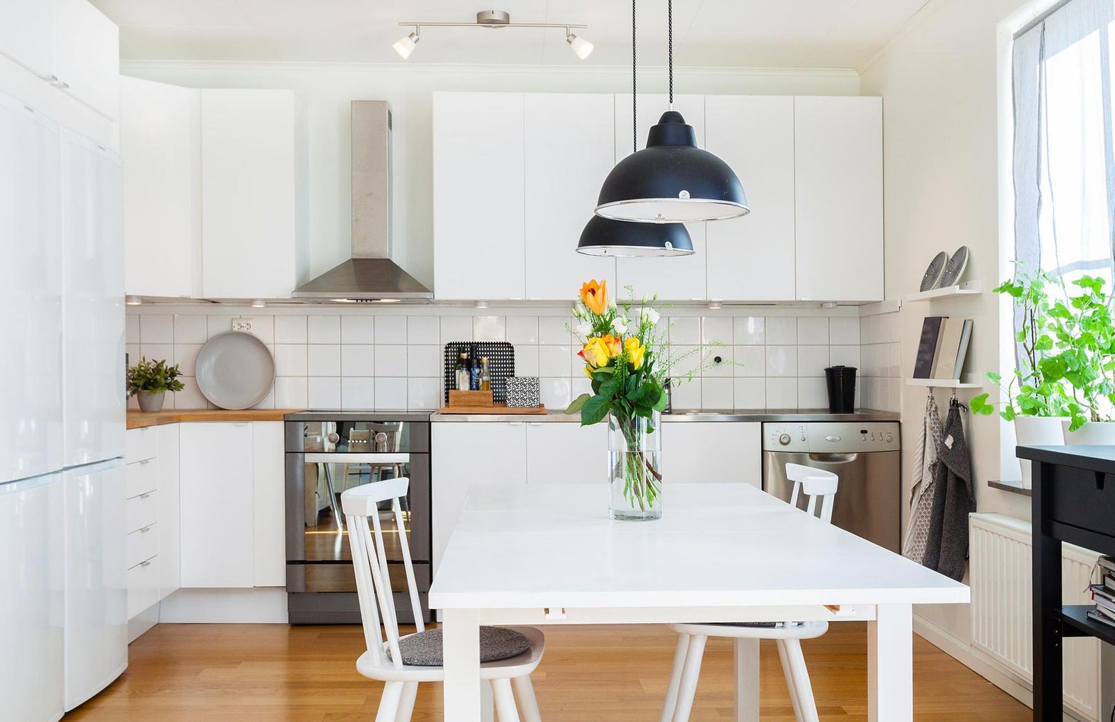 Decoración de cocinas de color blanco 2