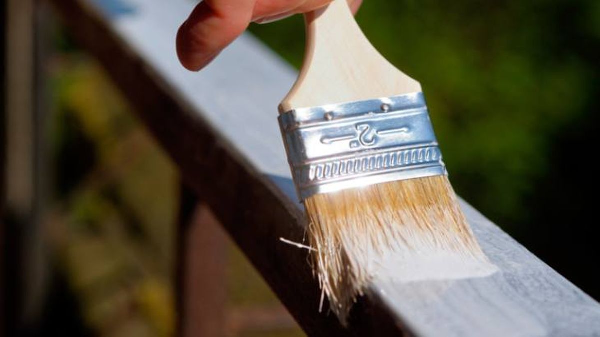 pintar barandilla de madera 1