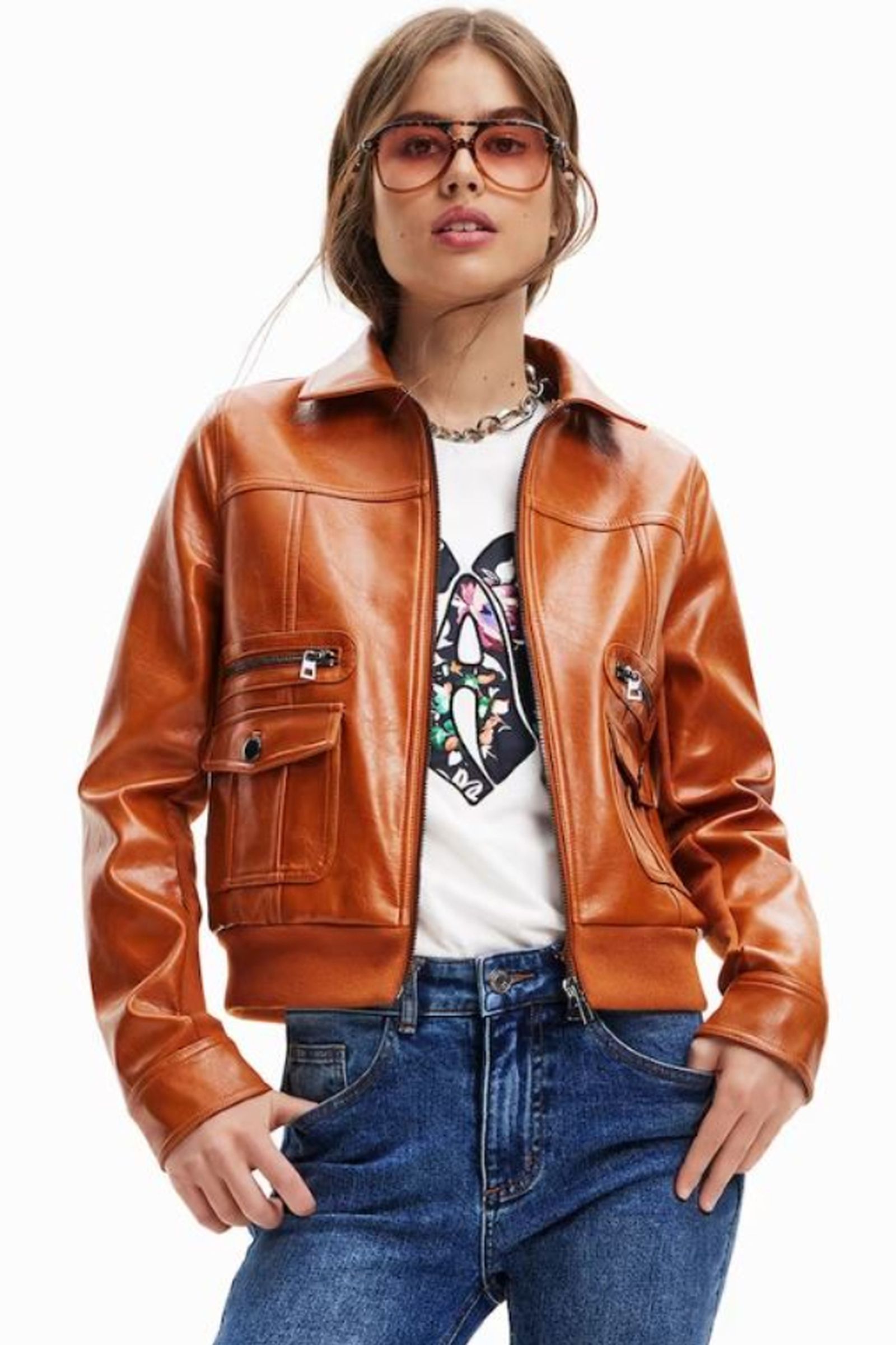 chaqueta cuero corte ingles 1
