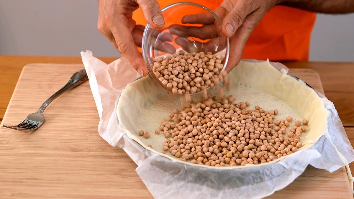 Receta de tarta de verduras en espiral  paso 1