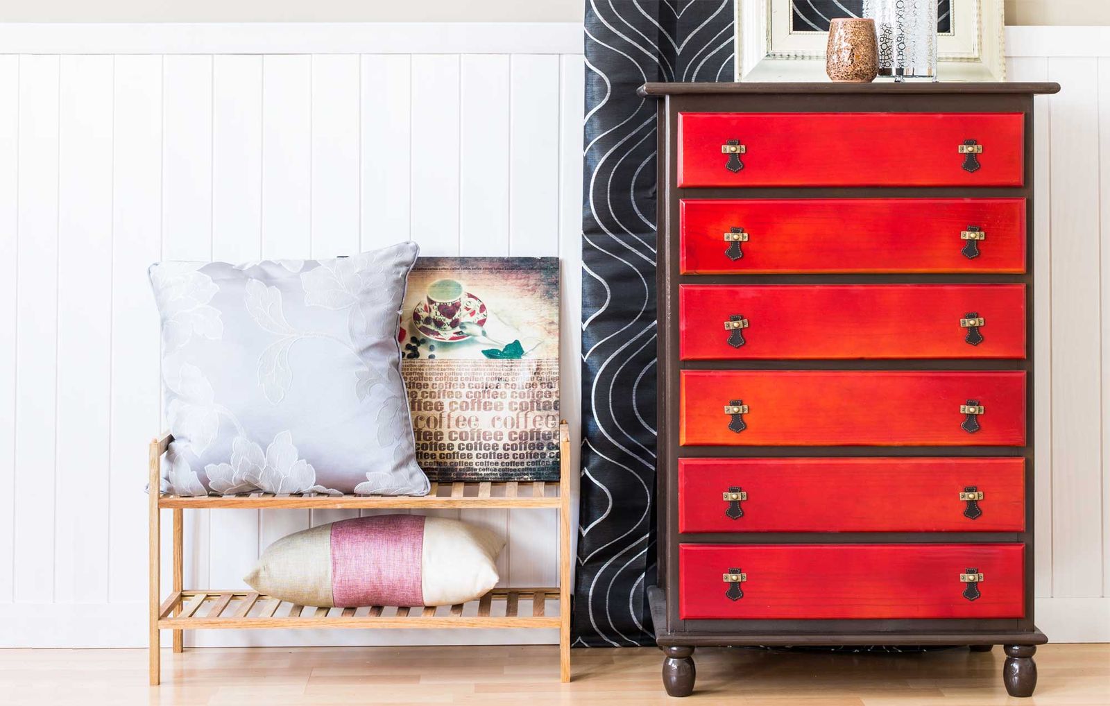 Pintar sinfonier de madera