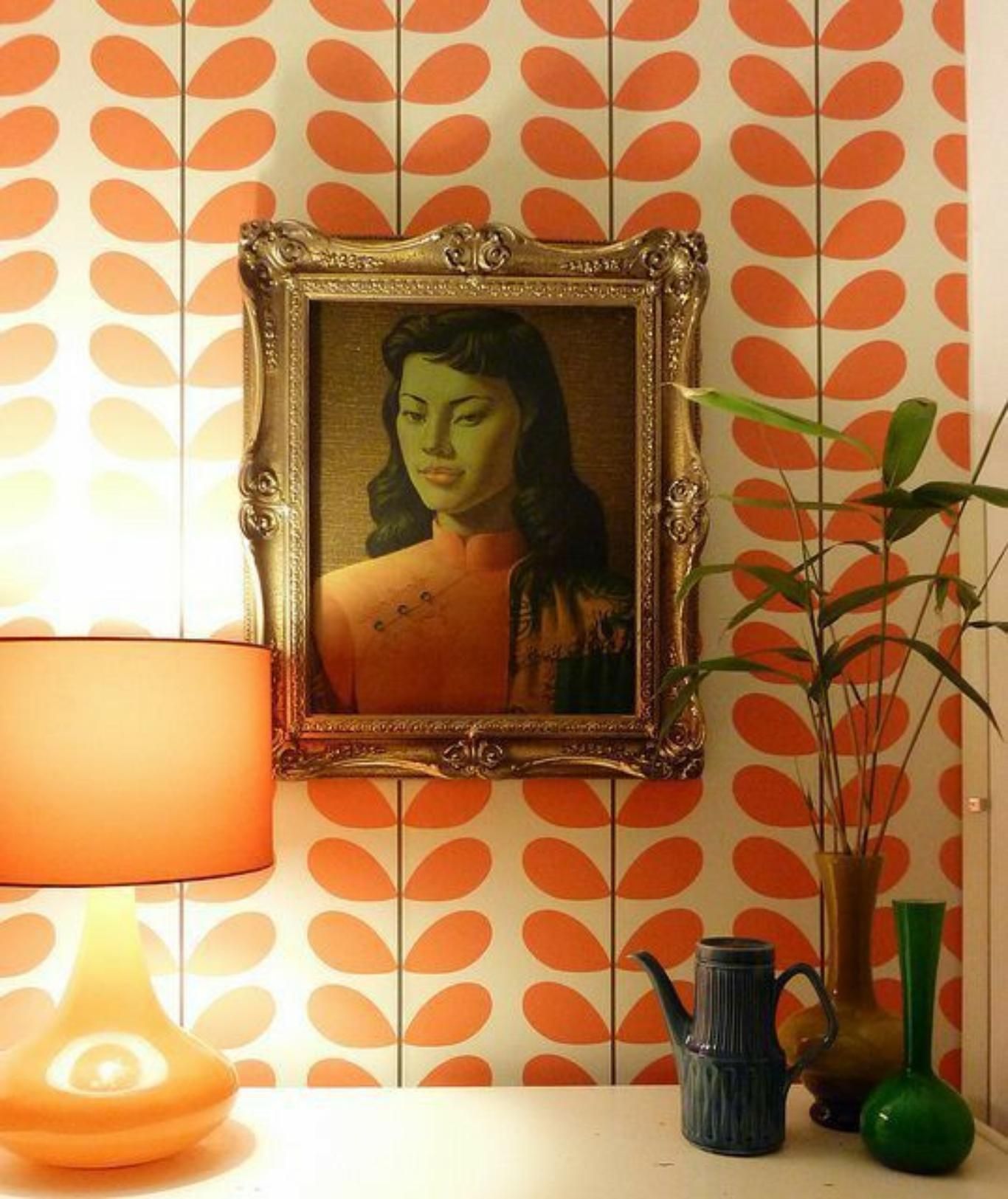 Decoración de los años 70.