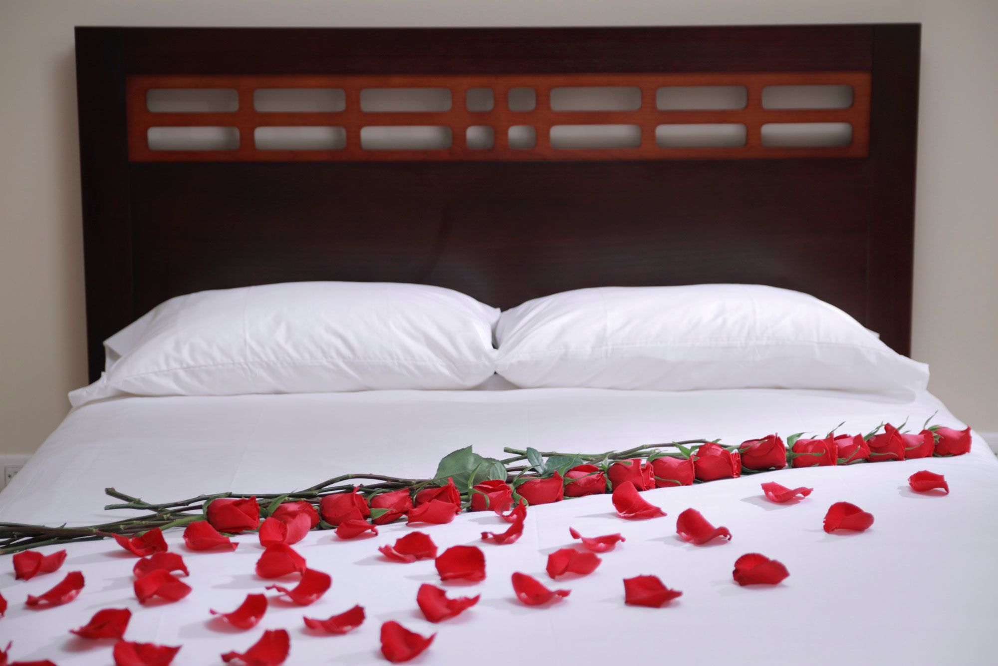 Decoración de camas para san Valentín 2