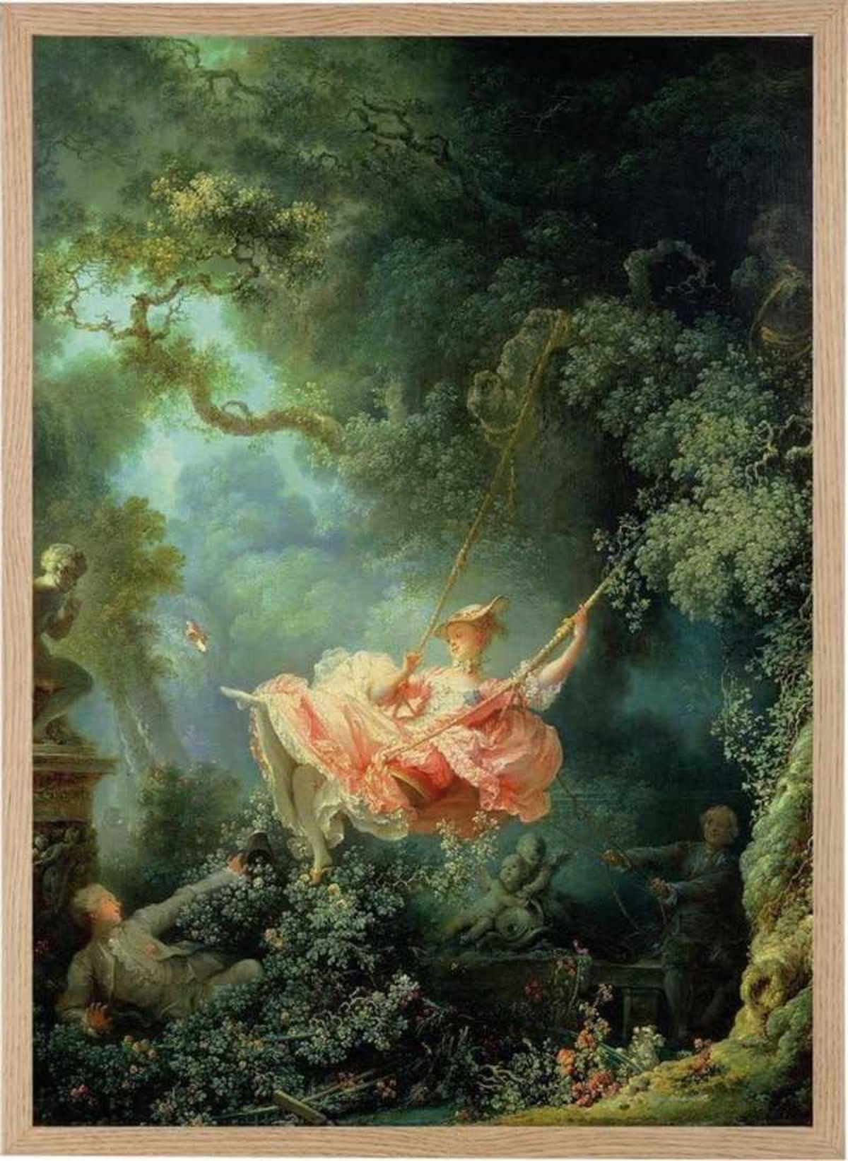 Cuadro de El Columpio de Jean-Honoré Fragonard.