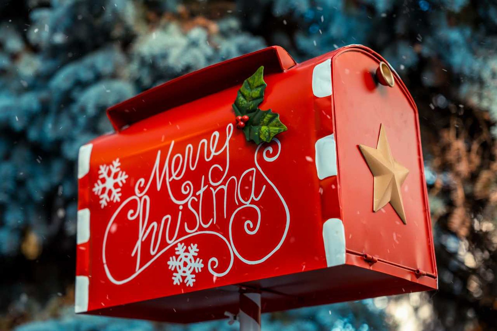 Buzón navideño.
