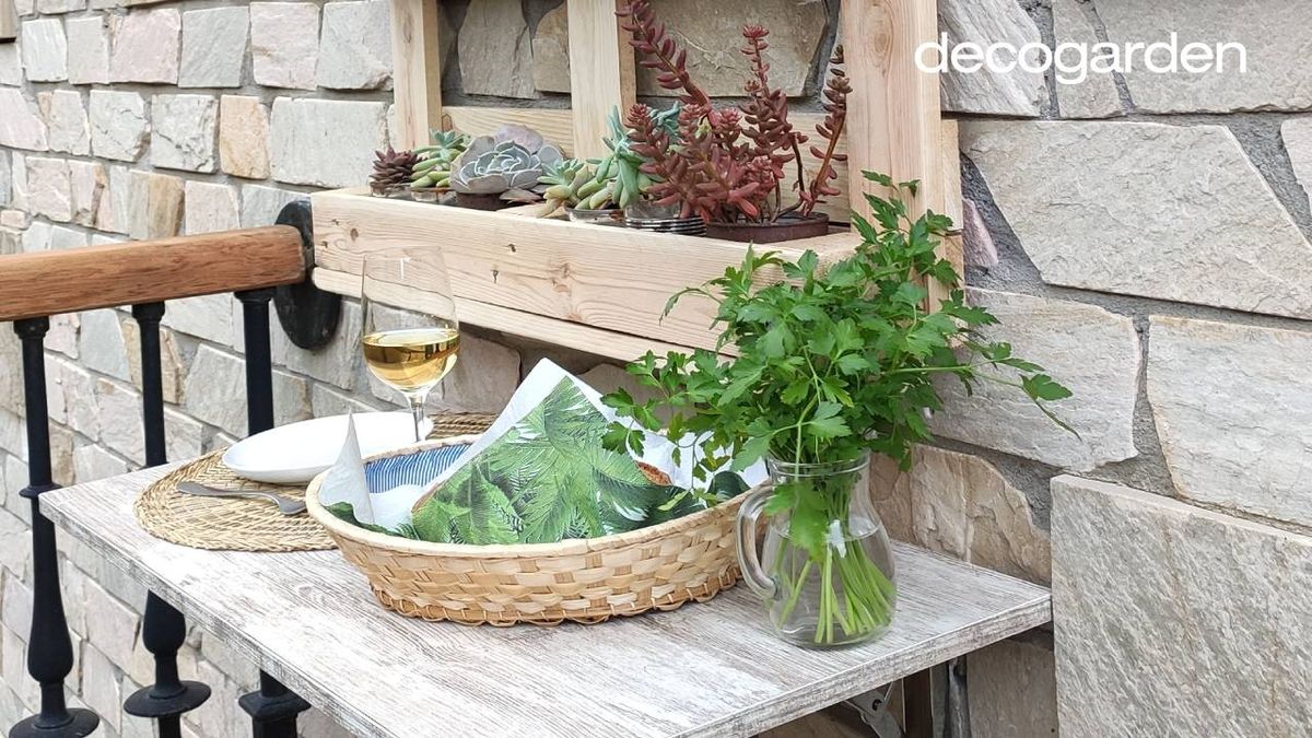 como decorar balcon pequeno