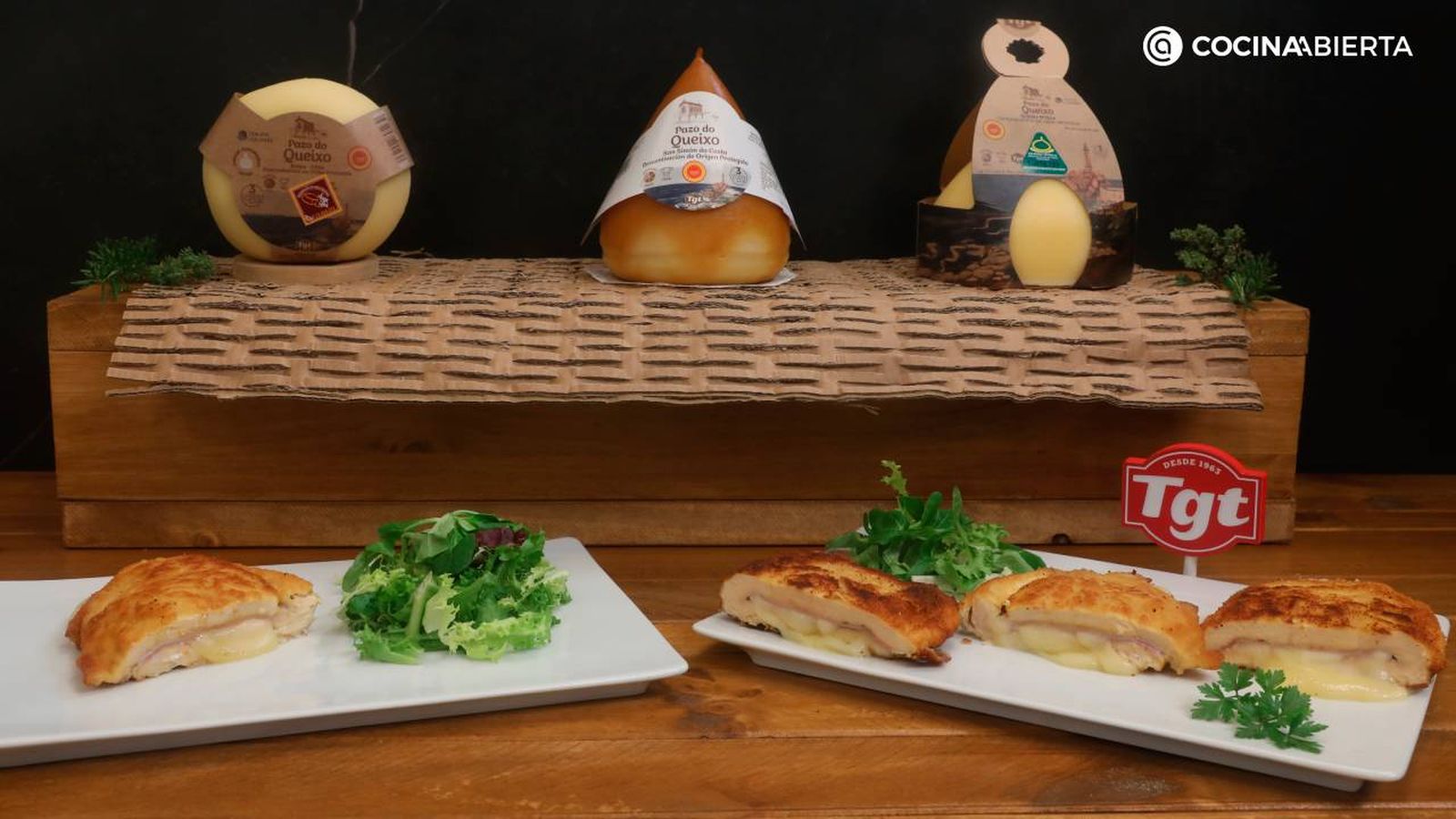 Cordon bleu de pollo, la receta fácil con relleno de jamón y queso de TGT