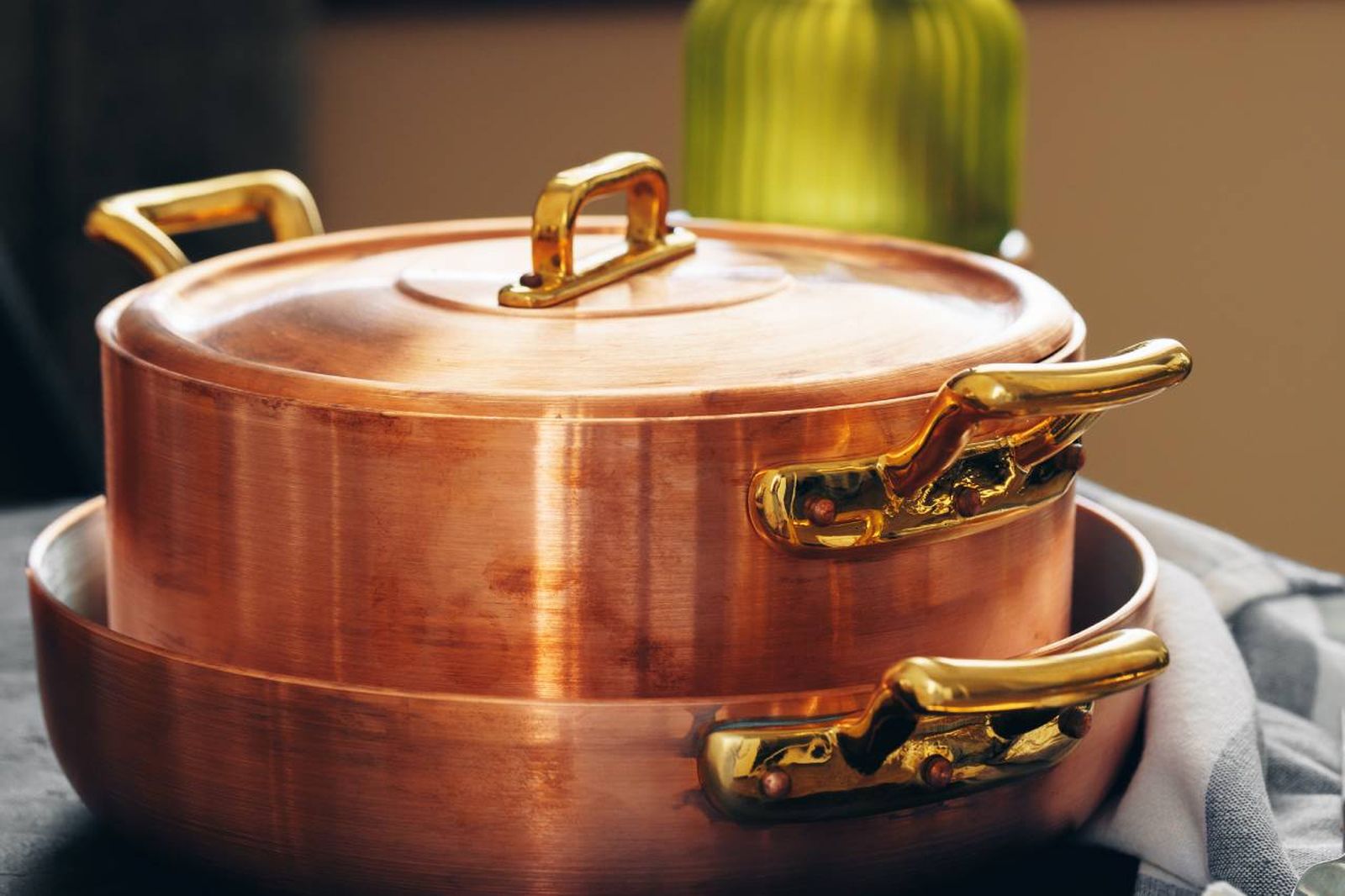 El cobre es el mejor metal en la cocina por su excelente transmisión de calor