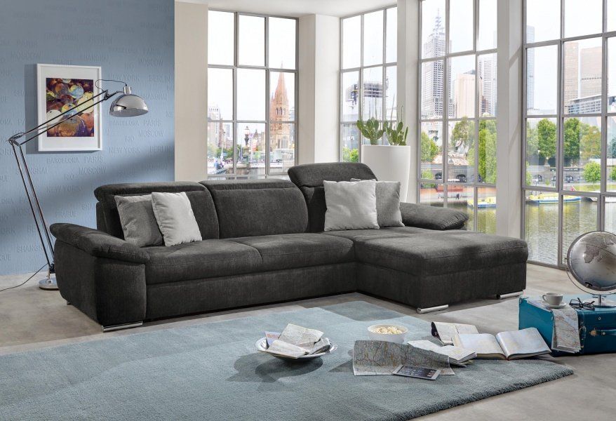 Decoracion elegir sofa Conforama Chaise longue derecha con cama MAURICE