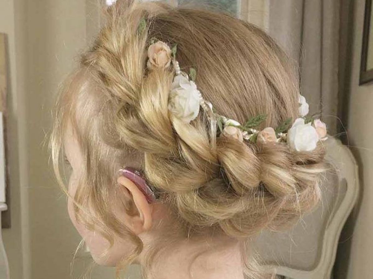 Trenza corona para comunión