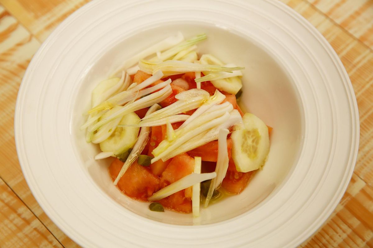 KARL5451 Ensalada tomate pepino y cebolleta
