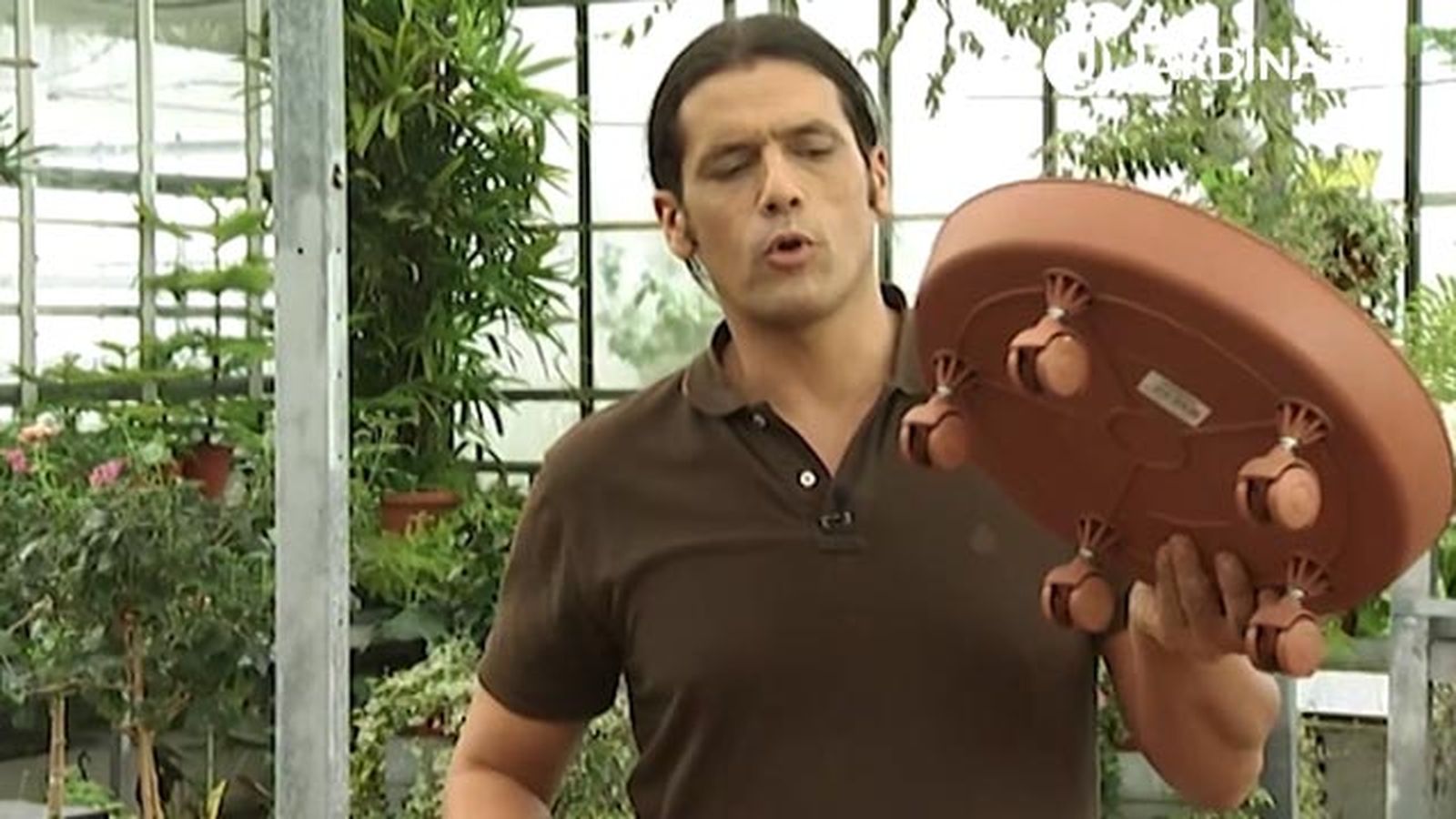 plato giratorio para  plantas de interior deco 405