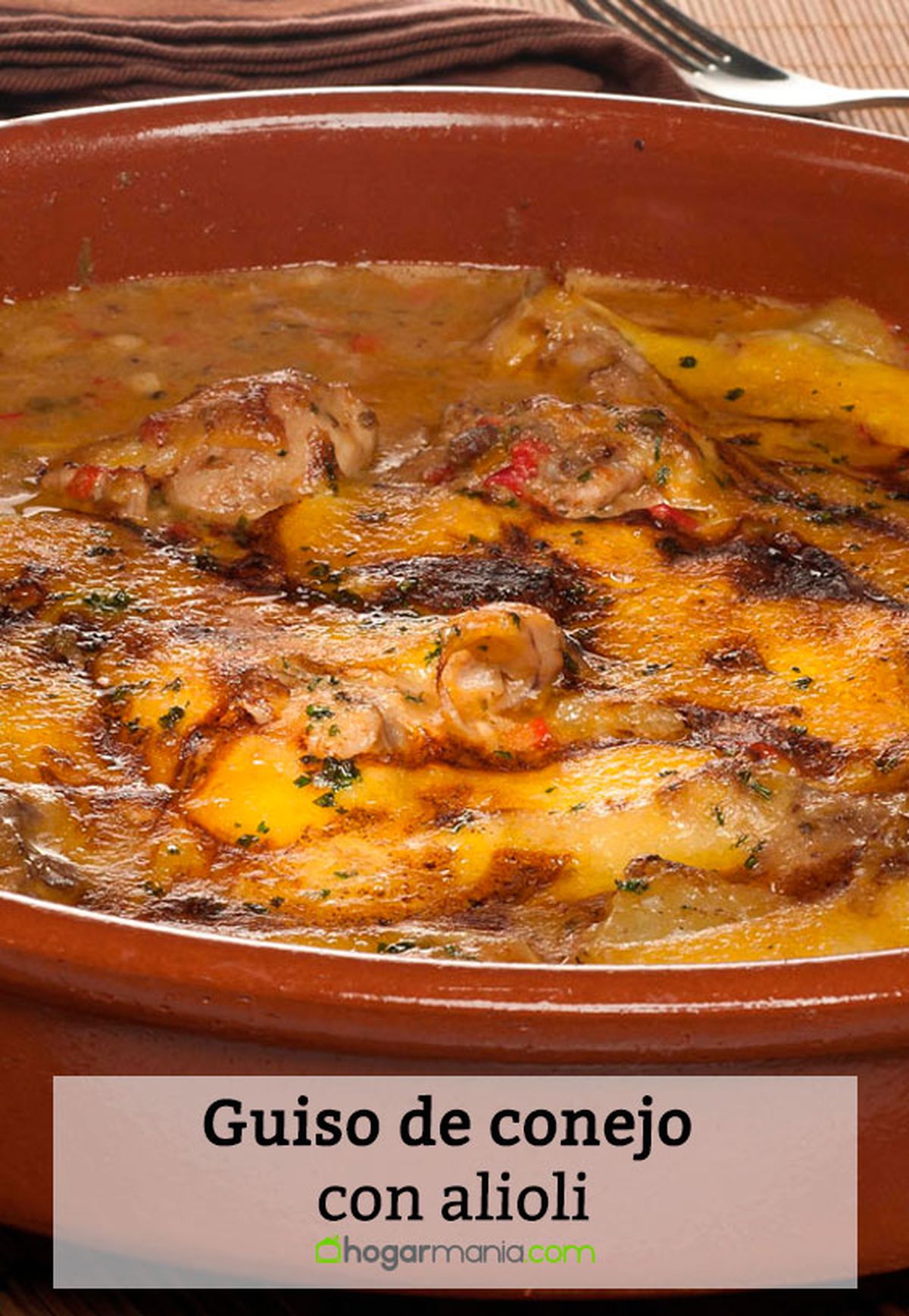 guiso conejo alioli pin