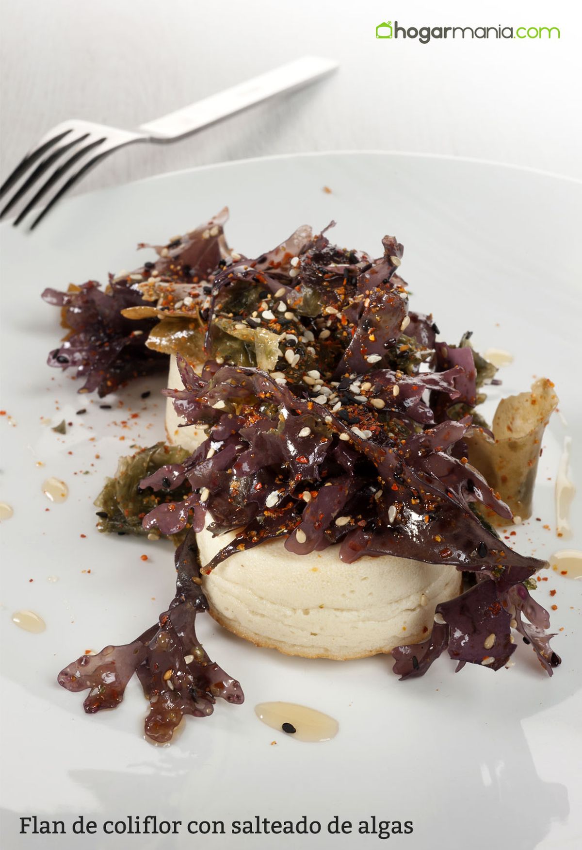 CABI0027 Guty Flan de coliflor con salteado de algas vertical xl