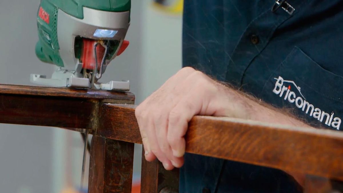 Cómo hacer bancos con traviesas de madera paso 8