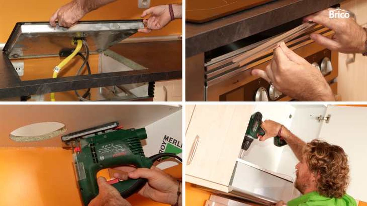 Instalar el horno y la campana extractora