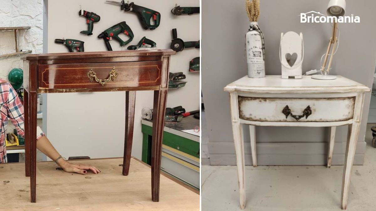 Bricomania 64 como pintar un mueble oscuro en blanco envejecido xl