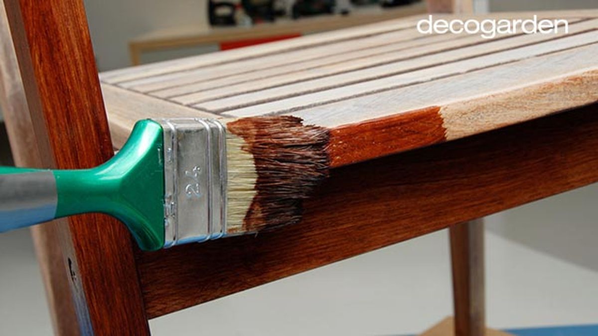 Restaurar muebles de terraza paso 3