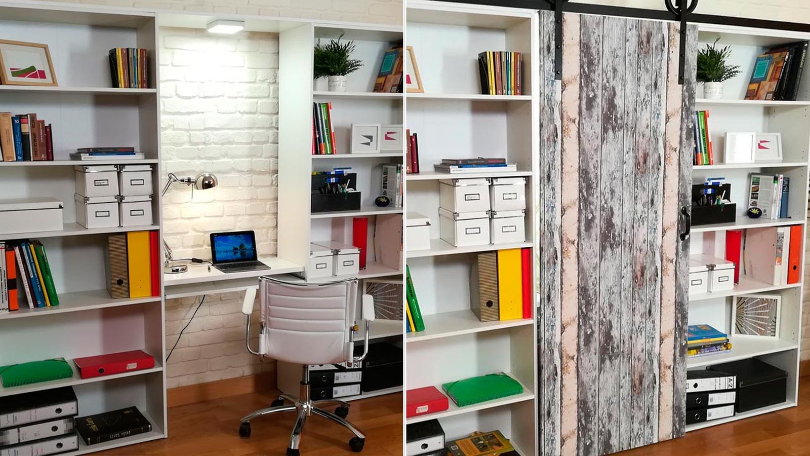 Como hacer una zona de trabajo oculta en casa