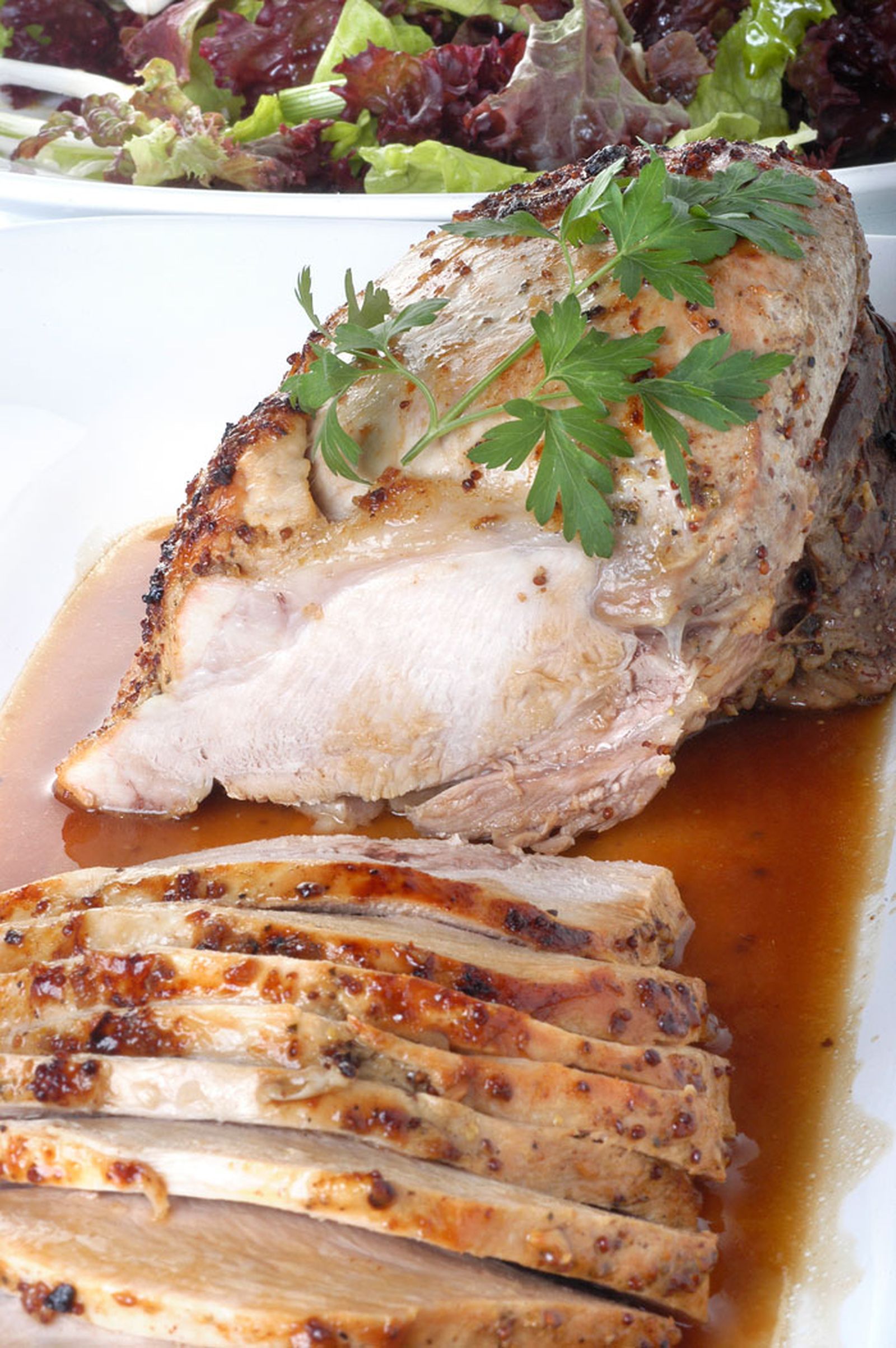 Pierna de cerdo asada