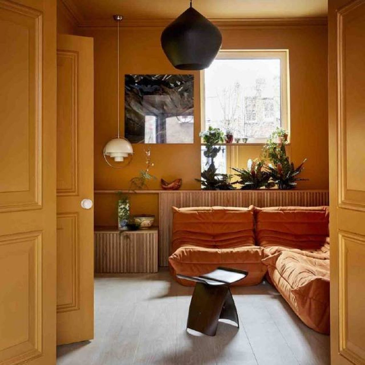 Color drenching tendencia decorativa para pintar la casa 10