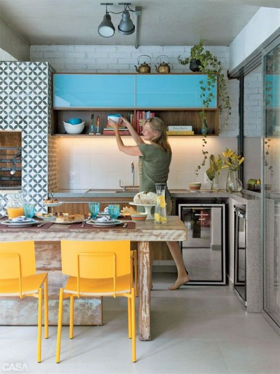 colores combinan amarillo cocina 1
