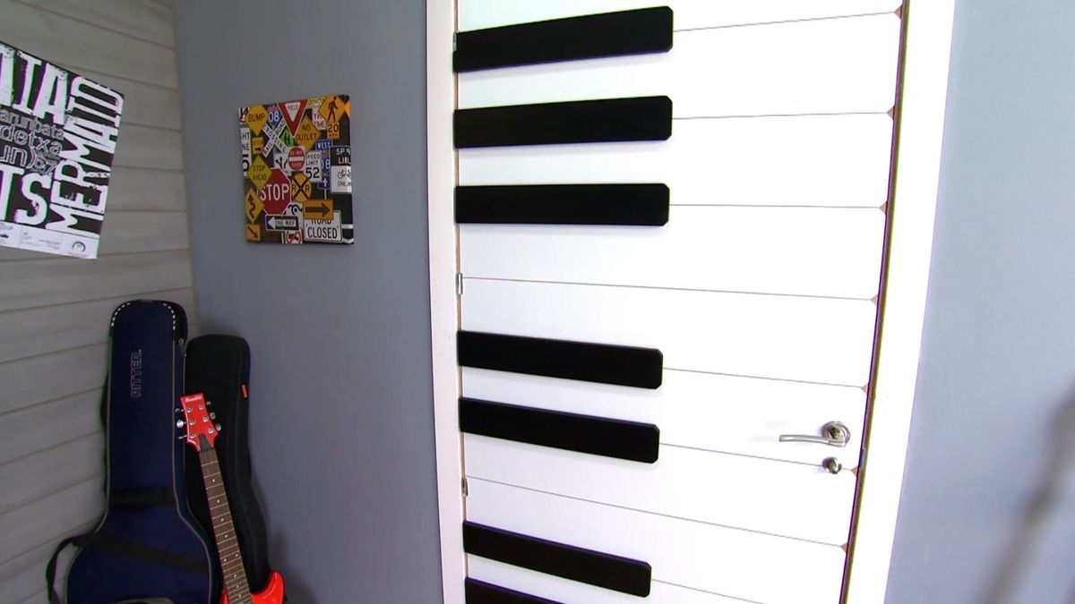 Personalizar puerta con teclado de piano paso 10