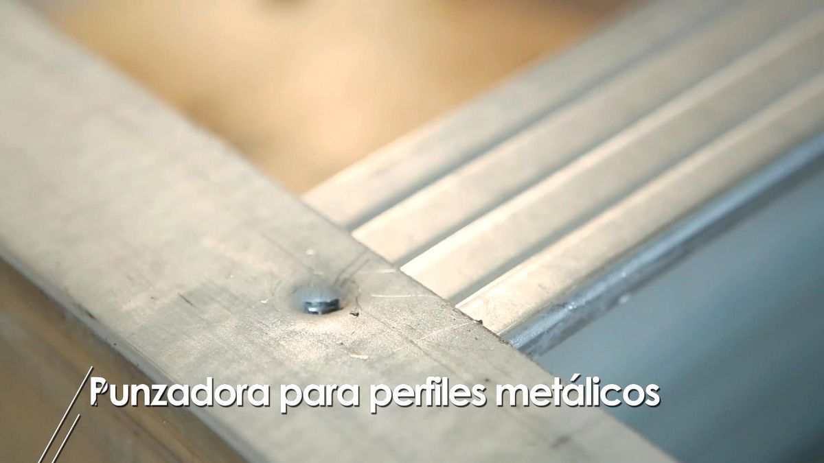 Punzonadora para perfiles metálicos paso 4