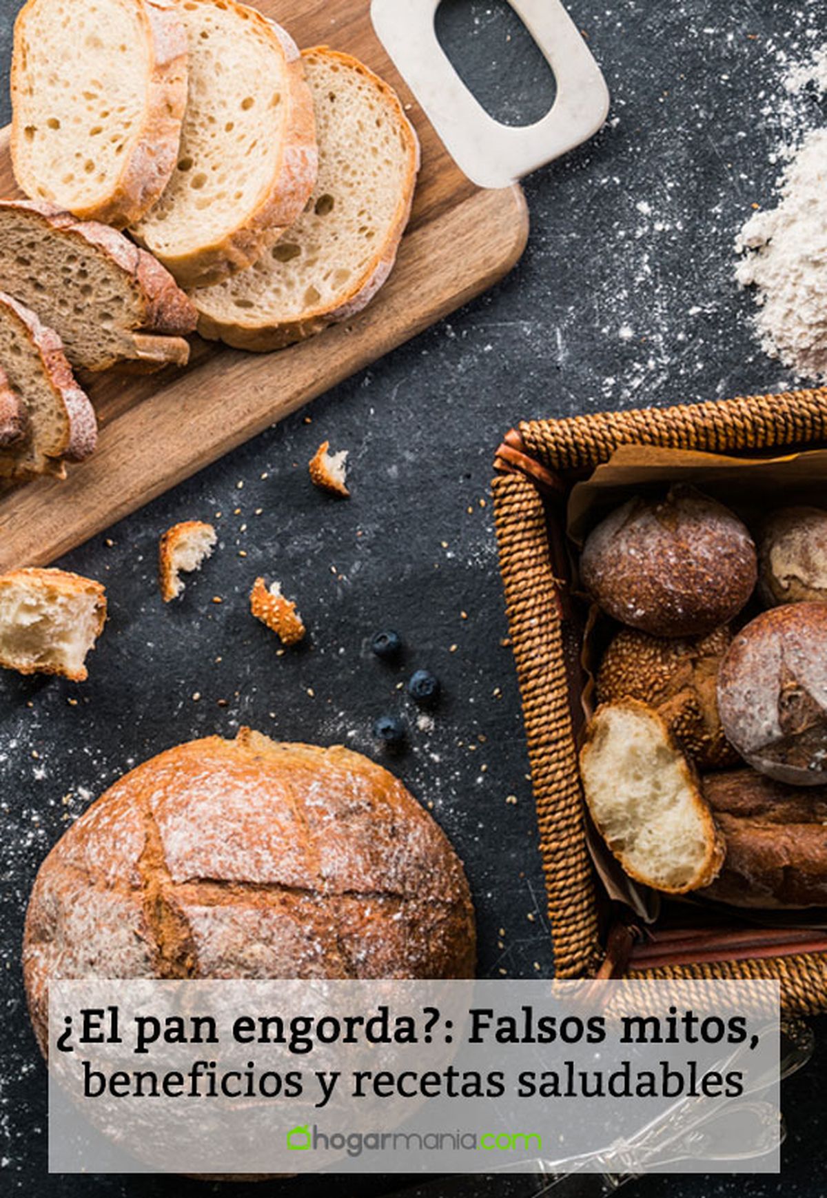 el pan engorda falsos mitos beneficios recetas saludables pin