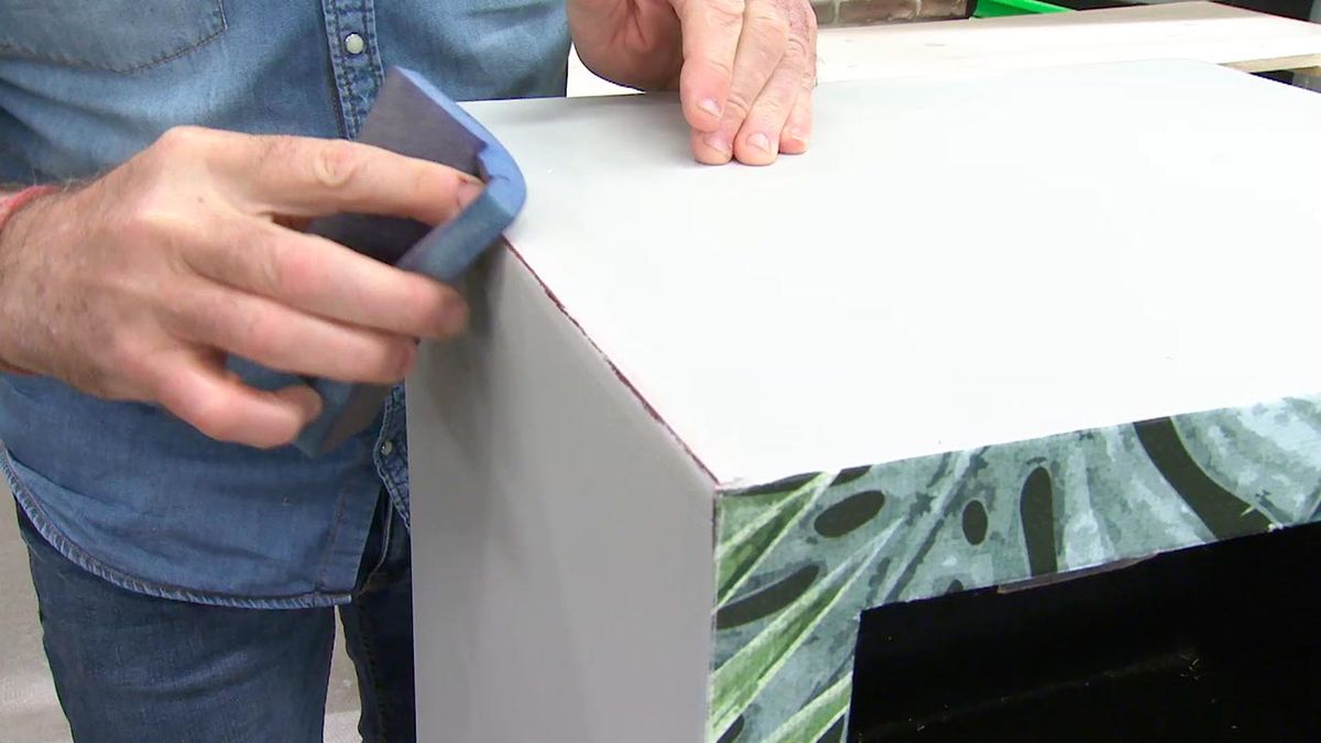 Como reciclar y decorar un sinfonier paso 8