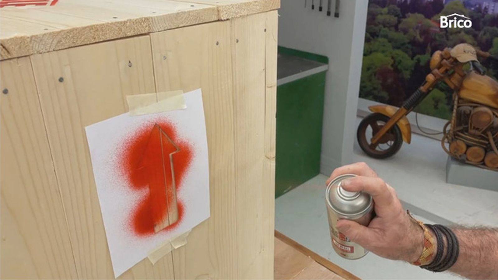Como tunear una cómoda con madera paso 11