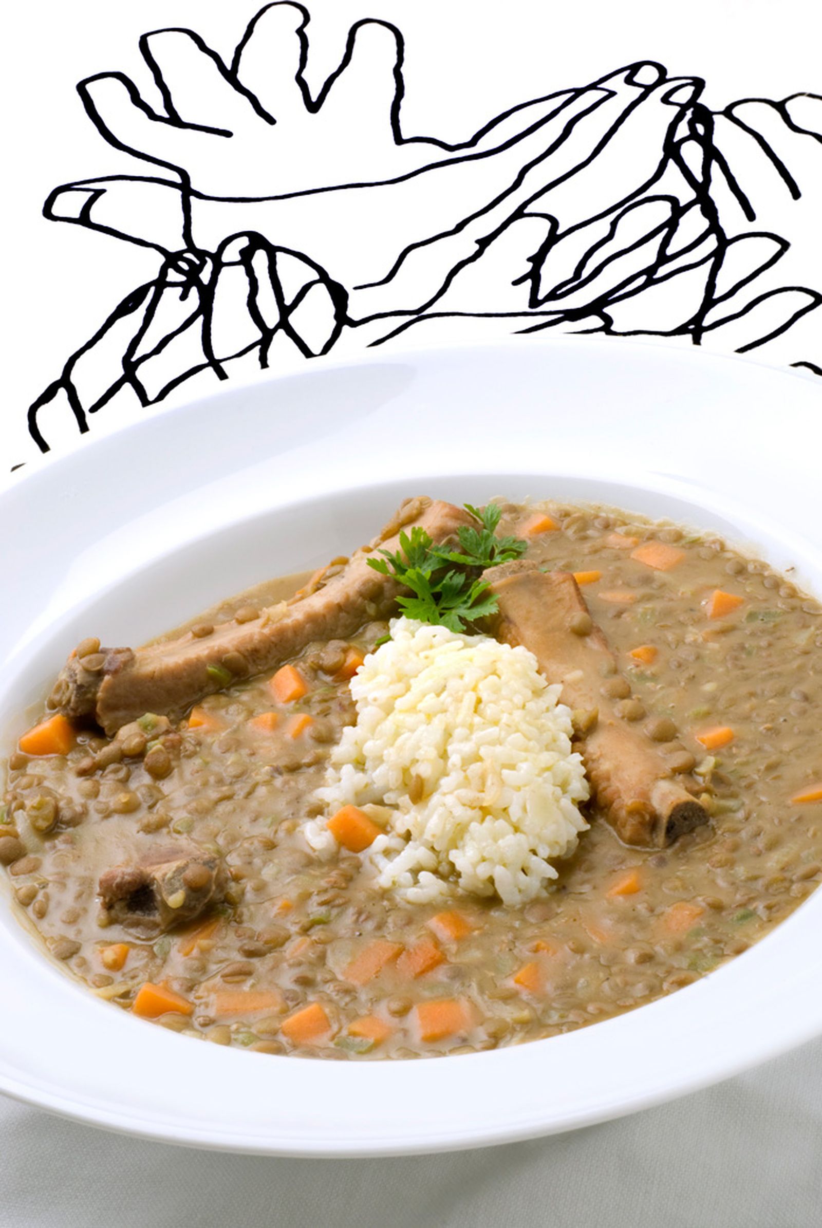 lentejas costilla xl