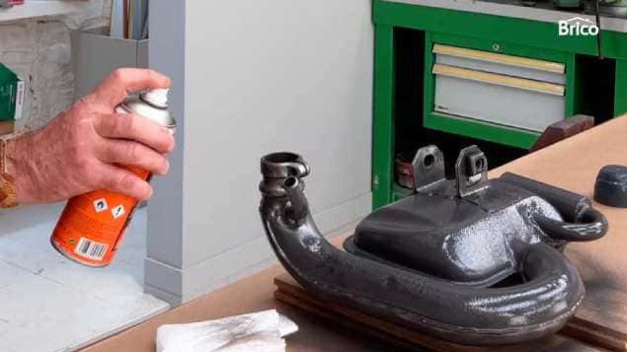 pintar tubo escape