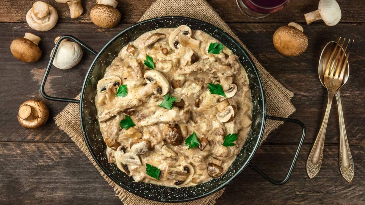 solomillo al strogonoff receta