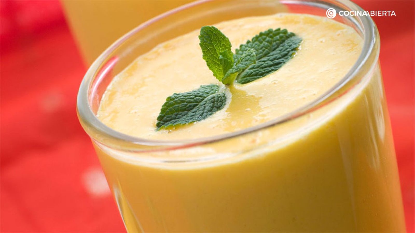 El lassi de mango es una bebida tradicional de la India
