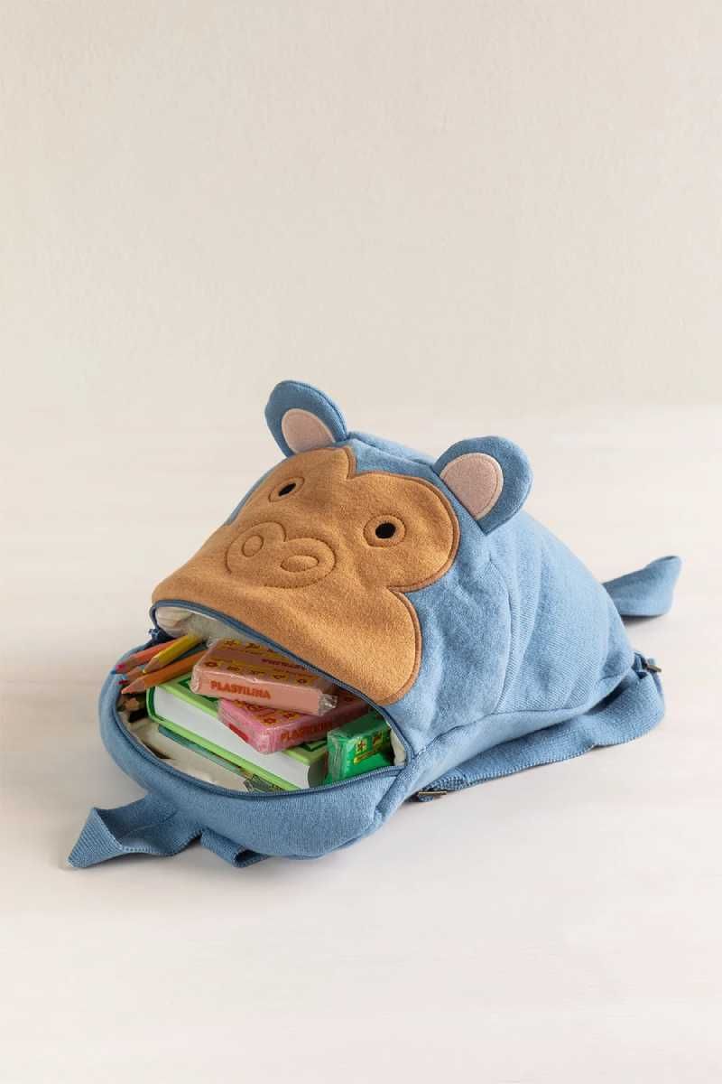 Mochila infantil Occam con forma de mono.