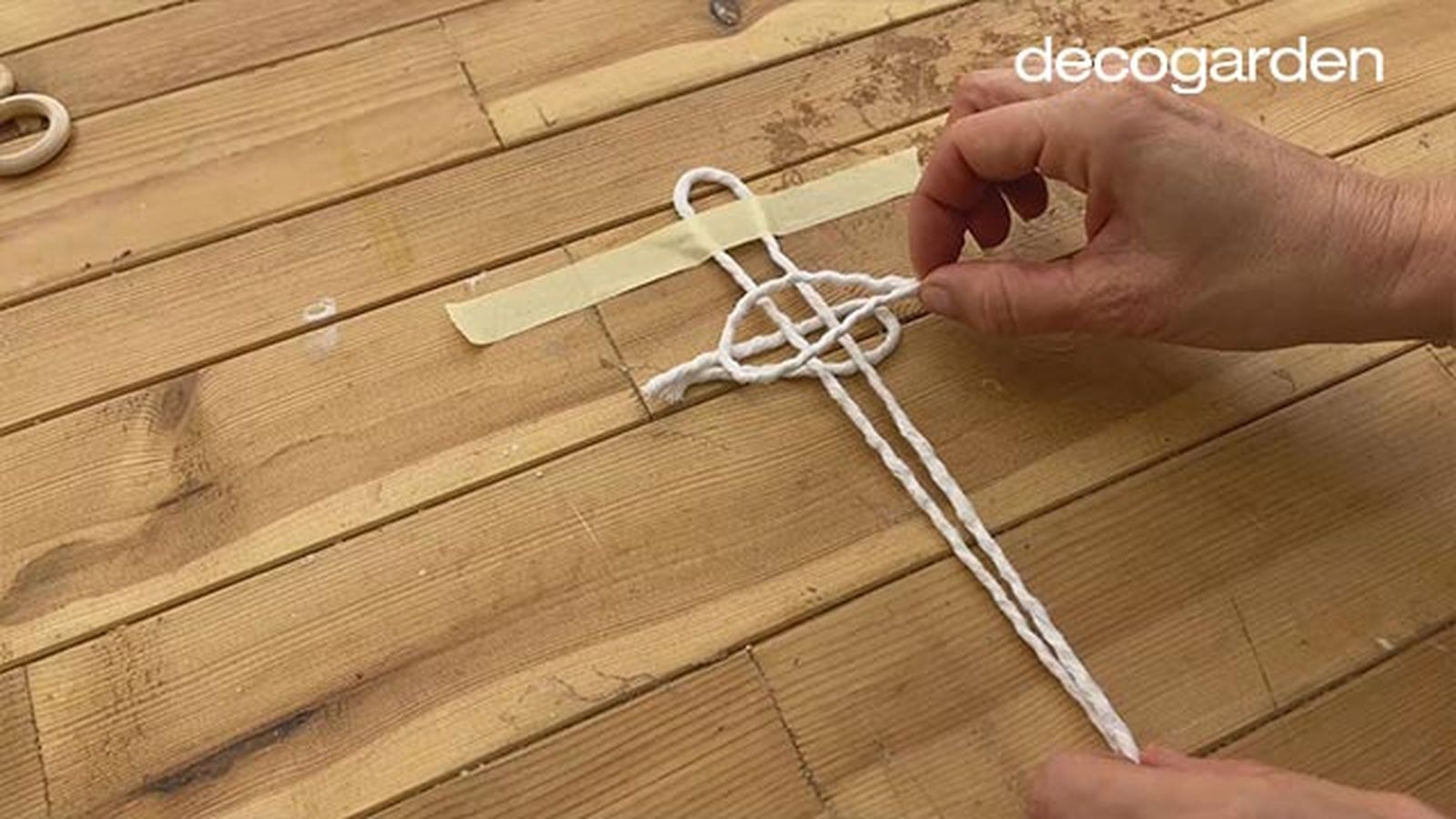 como hacer hojas de macrame paso 5
