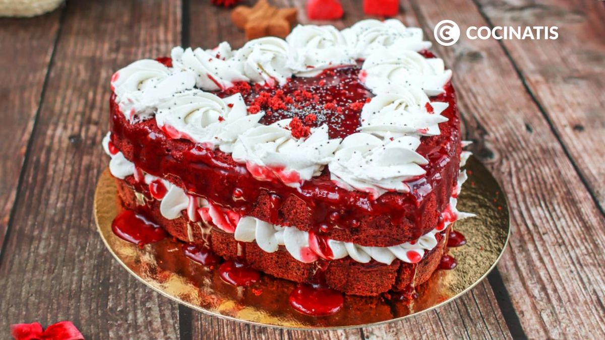 receta tarta red velvet para san valentin