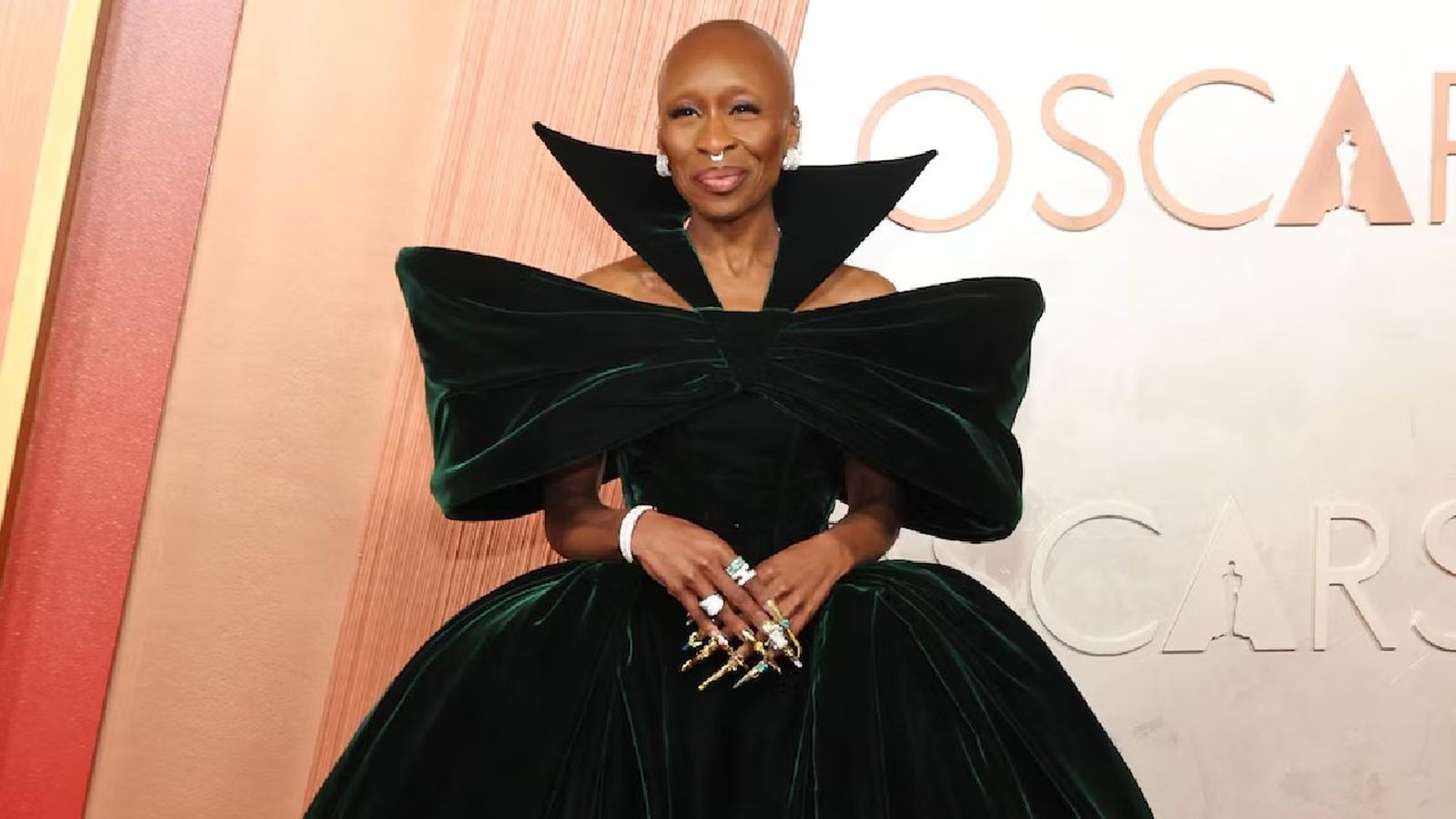 Cynthia Erivo en la alfombra roja de los Premios Oscar 2025