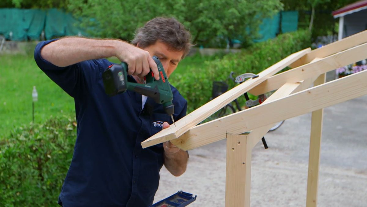 Cómo hacer una cubierta de exterior paos 10