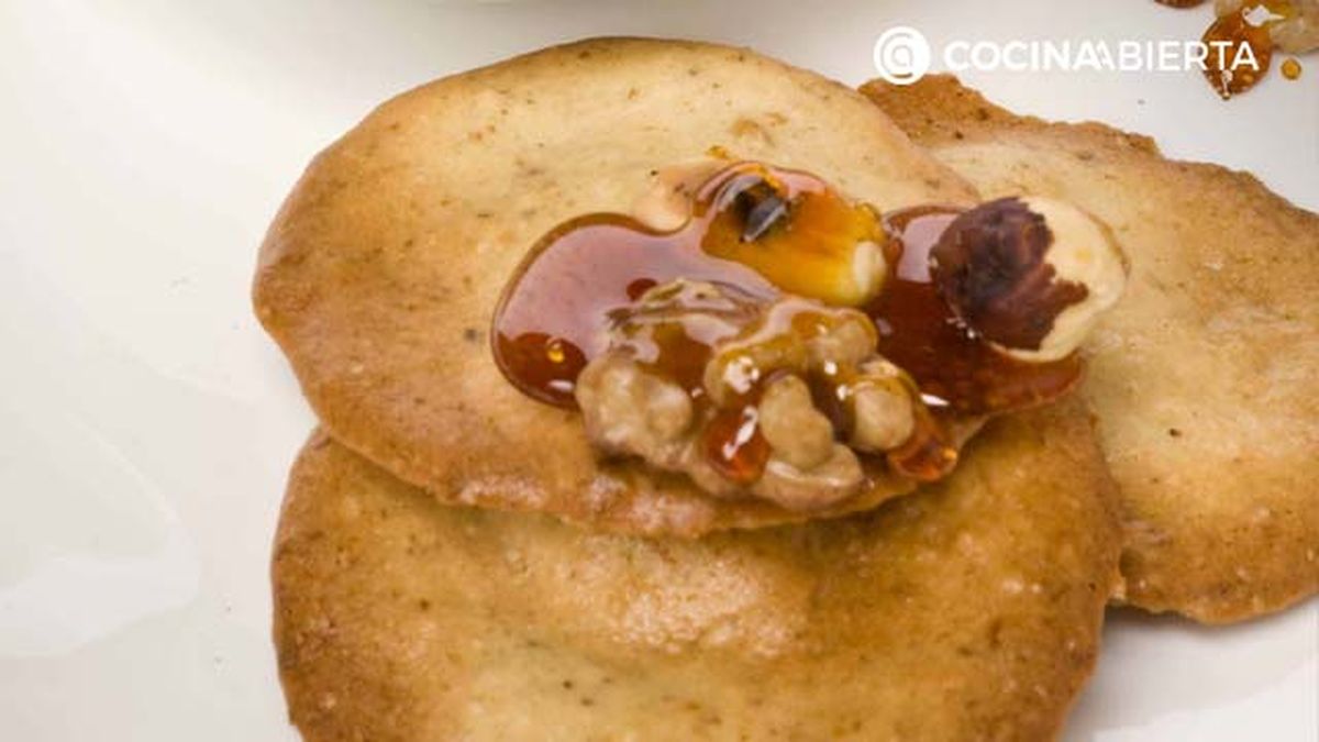 Galletas con frutos secos caramelizados