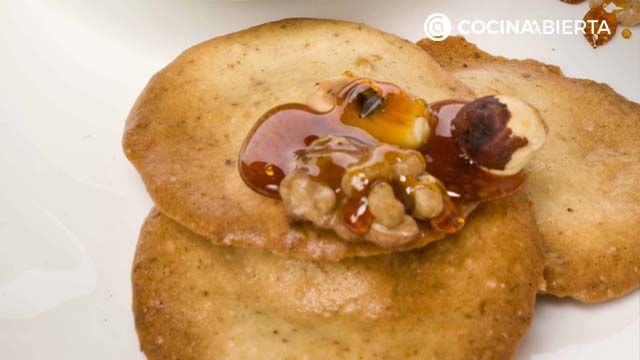 Galletas con frutos secos caramelizados