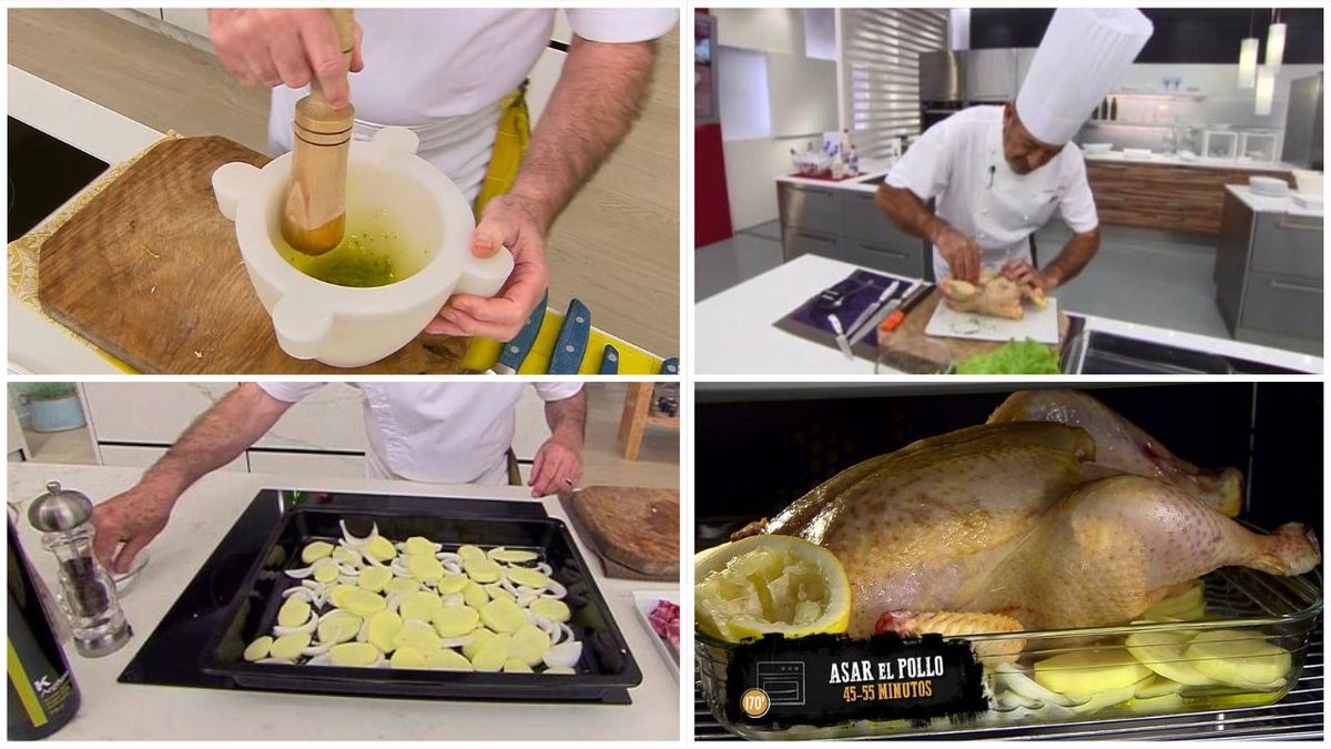 pollo al horno paso a paso