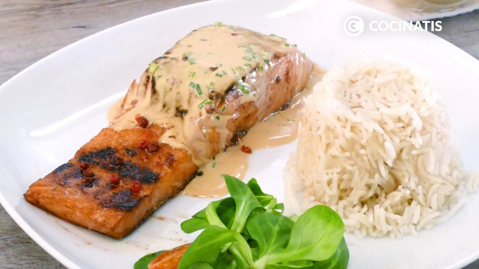 salmon plancha video