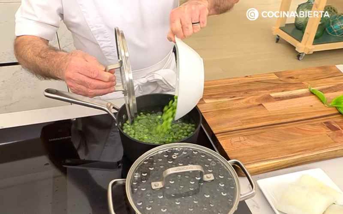 Cocina los guisantes